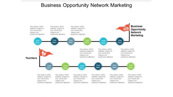 Business Opportunity Network Marketing Ppt Powerpoint Presentation Outline Graphics Pictures Cpb
