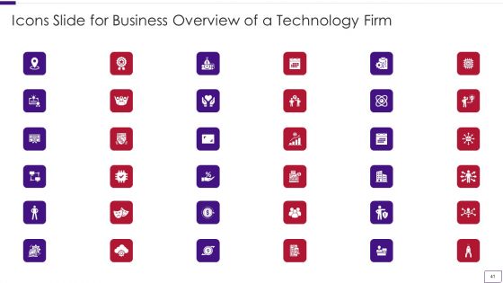 Business Overview Of A Technology Firm Ppt PowerPoint Presentation Complete With Slides