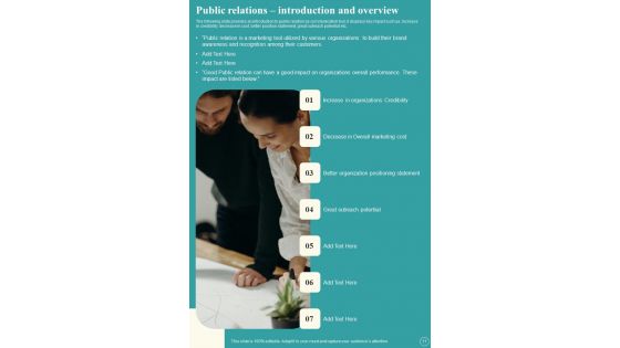 Business PR Communication Plan Template