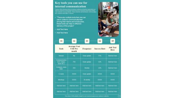 Business PR Communication Plan Template