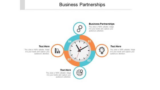 Business Partnerships Ppt PowerPoint Presentation Professional Images Cpb