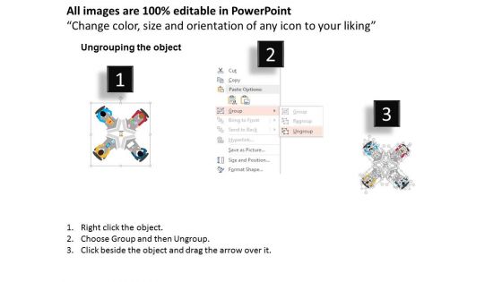 Business People Meeting Diagram Powerpoint Template