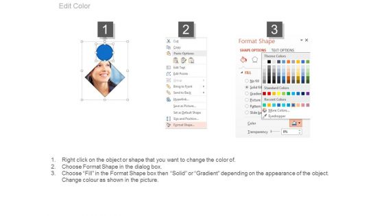 Business People Profile For Social Media Powerpoint Slides