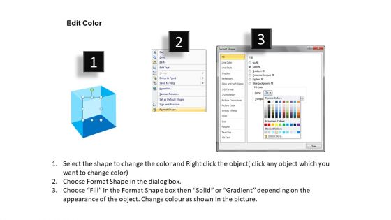 Business Perspectives 3d Cubes Ppt