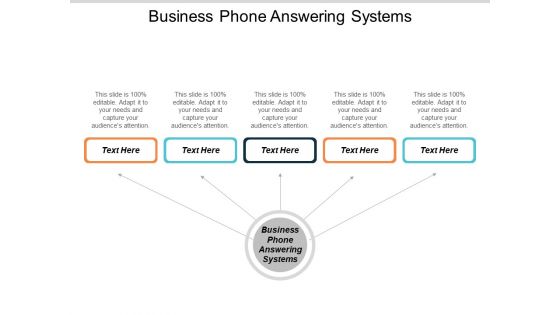 Business Phone Answering Systems Ppt Powerpoint Presentation Show Skills Cpb