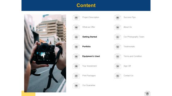 Business Photography Proposal Template Ppt PowerPoint Presentation Complete Deck With Slides