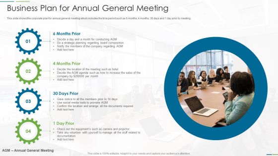 Business Plan For Annual General Meeting Guidelines PDF