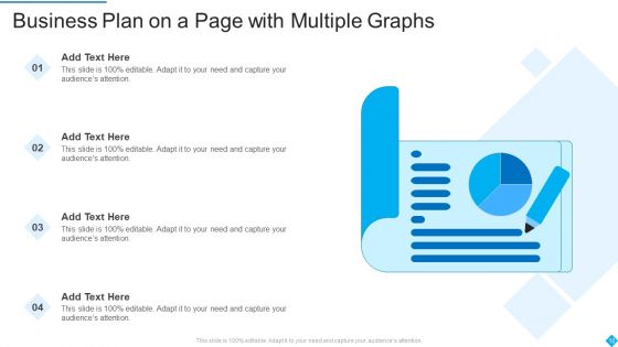 Business Plan On A Page Ppt PowerPoint Presentation Complete With Slides