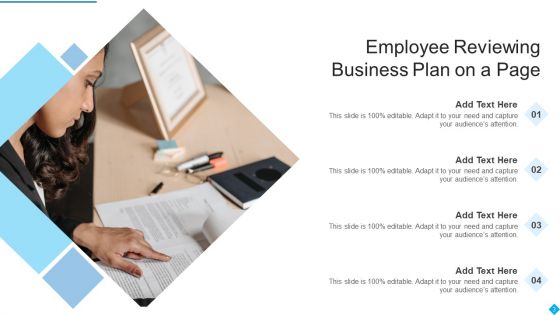 Business Plan On A Page Ppt PowerPoint Presentation Complete With Slides