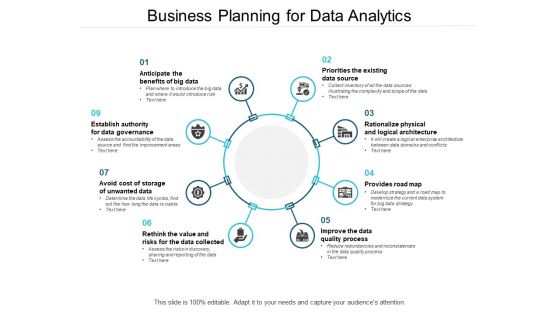 Business Planning For Data Analytics Ppt PowerPoint Presentation Samples