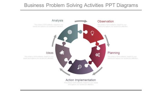 Business Problem Solving Activities Ppt Diagrams
