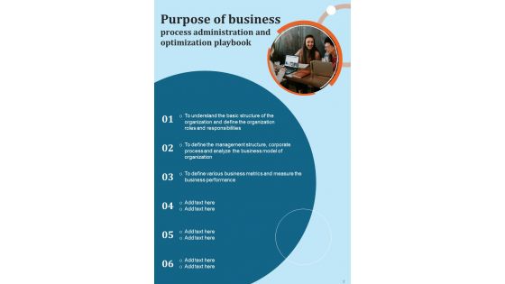 Business Process Administration And Optimization Playbook Template