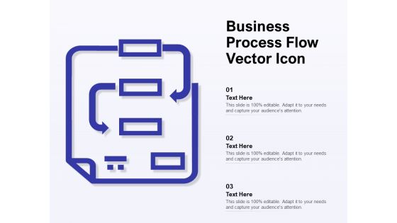 Business Process Flow Vector Icon Ppt PowerPoint Presentation Layouts Display