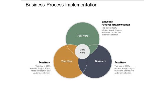 Business Process Implementation Ppt PowerPoint Presentation Gallery Icon Cpb