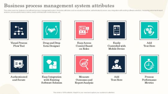 Business Process Management System Attributes Formats PDF