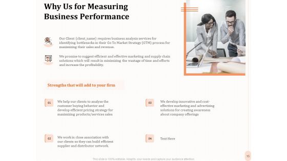 Business Process Performance Measurement Proposal Ppt PowerPoint Presentation Complete Deck With Slides