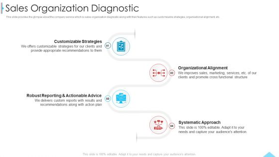 Business Profile For Sales Negotiations Sales Organization Diagnostic Grid Ppt Professional Clipart PDF