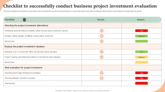 Business Project Investment Evaluation Ppt PowerPoint Presentation Complete Deck With Slides