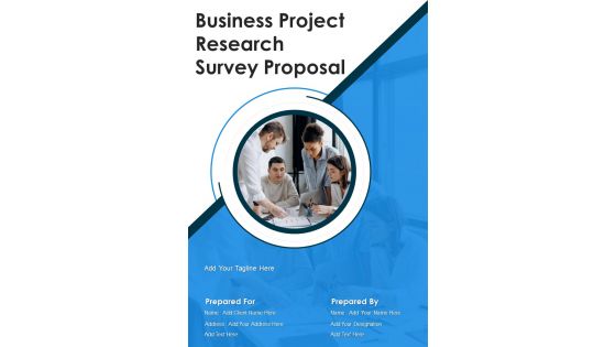 Business Project Research Survey Proposal Example Document Report Doc Pdf Ppt