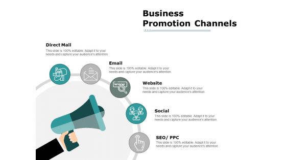 Business Promotion Channels Ppt PowerPoint Presentation Professional Graphics Download Business Promotion Channels Ppt PowerPoint Presentation Professional Graphics Download