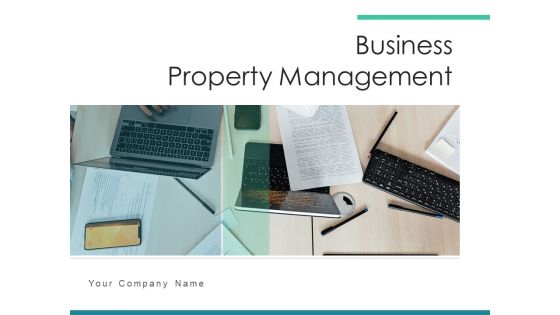 Business Property Management Scale Icon Planning Ppt PowerPoint Presentation Complete Deck