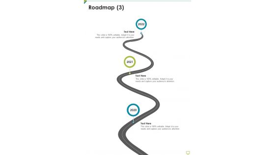 Business Proposal For Successful Workshop Delivery Roadmap One Pager Sample Example Document