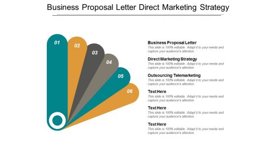 Business Proposal Letter Direct Marketing Strategy Outsourcing Telemarketing Ppt PowerPoint Presentation Visual Aids Diagrams