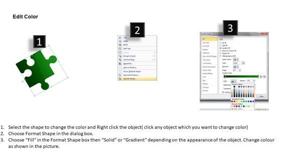 Business Puzzle Pieces Fitting 1 PowerPoint Slides And Ppt Diagram Templates