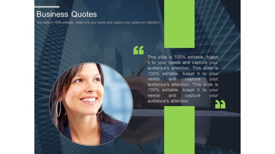 Business Quotes Ppt Slides