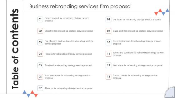Business Rebranding Services Firm Proposal Ppt PowerPoint Presentation Complete Deck With Slides