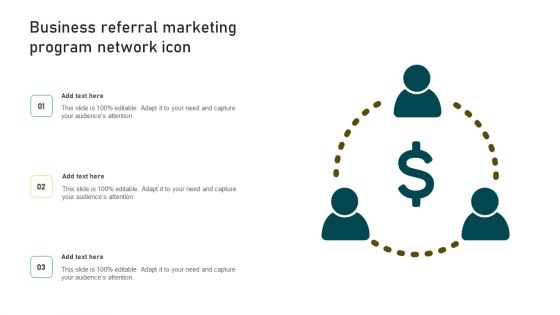 Business Referral Marketing Program Network Icon Diagrams PDF Business Referral Marketing Program Network Icon Diagrams PDF