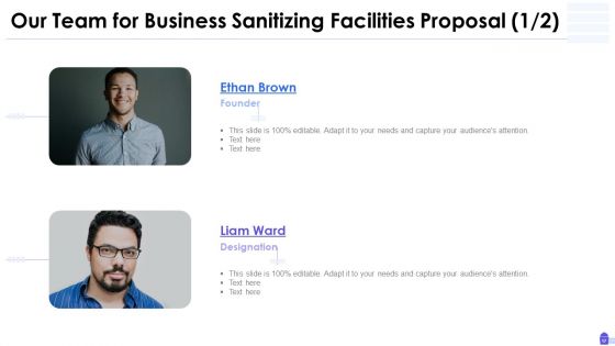 Business Sanitizing Facilities Proposal Ppt PowerPoint Presentation Complete Deck With Slides