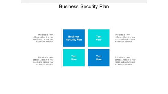 Business Security Plan Ppt PowerPoint Presentation File Formats Cpb