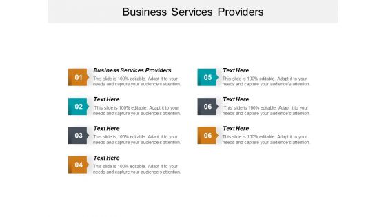 Business Services Providers Ppt PowerPoint Presentation Portfolio Slides Cpb