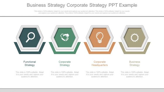 Business Strategy Corporate Strategy Ppt Example