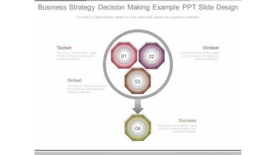 Business Strategy Decision Making Example Ppt Slide Design