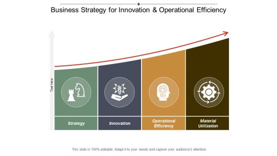 Business Strategy For Innovation And Operational Efficiency Ppt Powerpoint Presentation Slides Picture