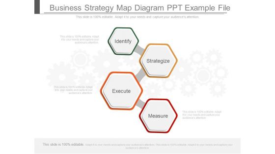 Business Strategy Map Diagram Ppt Example File
