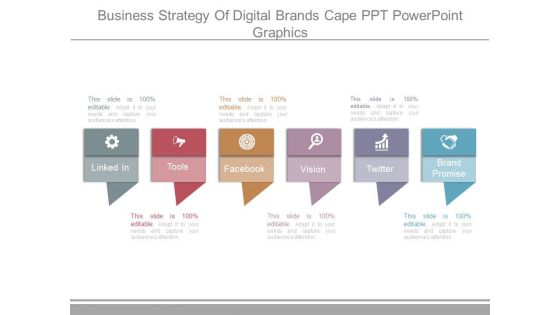 Business Strategy Of Digital Brands Cape Ppt Powerpoint Graphics