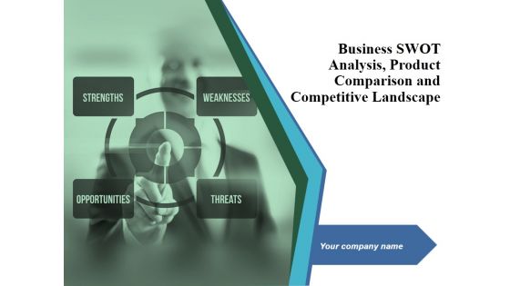 Business Swot Analysis Product Comparison And Competitive Landscape Ppt PowerPoint Presentation Complete Deck With Slides