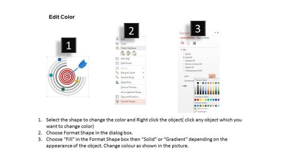 Business Target Infographic Diagram Powerpoint Template