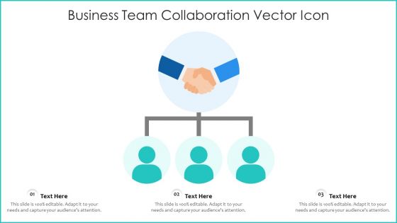 Business Team Collaboration Vector Icon Ppt PowerPoint Presentation Pictures Sample PDF