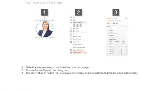 Business Team Reporting Structure Powerpoint Slides