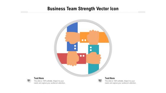 Business Team Strength Vector Icon Ppt PowerPoint Presentation Styles Good PDF