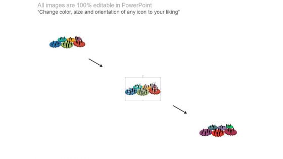 Business Teams On Colorful Gears Powerpoint Slides