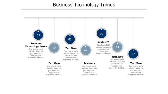 Business Technology Trends Ppt PowerPoint Presentation Ideas Gridlines Cpb
