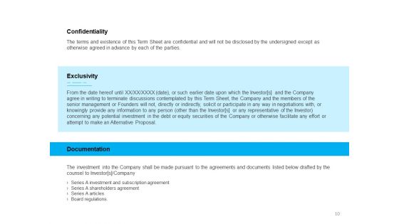 Business Term Sheet Ppt PowerPoint Presentation Complete Deck With Slides