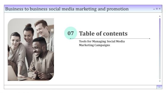 Business To Business Social Media Marketing And Promotion Ppt PowerPoint Presentation Complete Deck With Slides