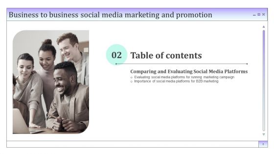 Business To Business Social Media Marketing And Promotion Ppt PowerPoint Presentation Complete Deck With Slides