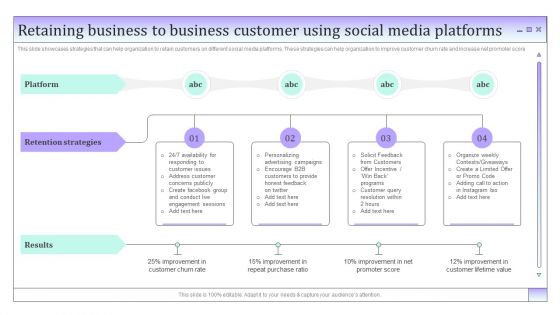 Business To Business Social Retaining Business To Business Customer Using Social Elements PDF